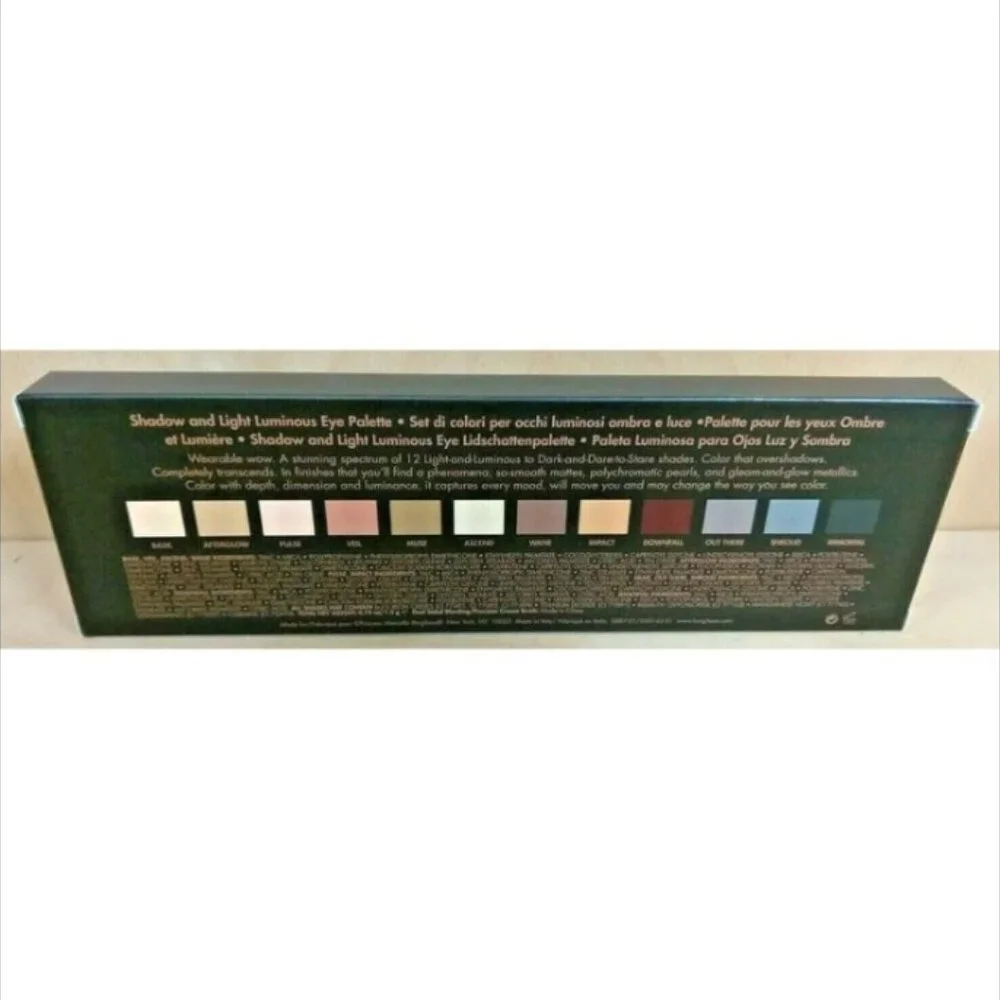 Borghese Color Eclipse 12 Shades Shadow Light Luminous Eye Palette NEUTRALS NIB